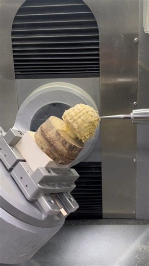 Bamboo Xmachine Desktop 5-Axis = This Detailed Craft #CNC #cncmilling #woodcutting | Xhorse 3D