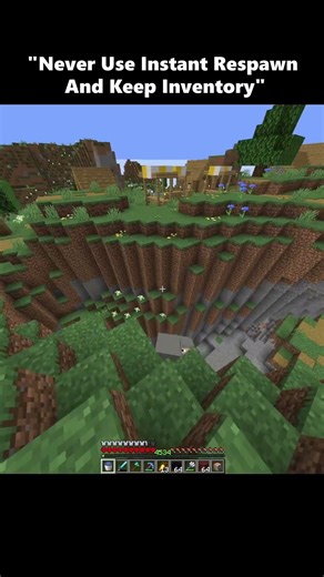 Never Use Keep Inventory 🥀 #minecraft