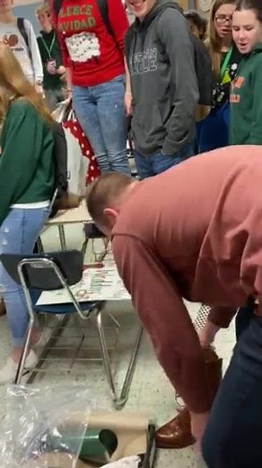 BRB, CRYING!😭😍🙌 A group of Mandarin High School students (and former students) pooled their money together to buy their AP Statistics teacher a NEW pair of boots for his upcoming wedding! MHS students rock! | WJXT4 The Local Station / News4JAX