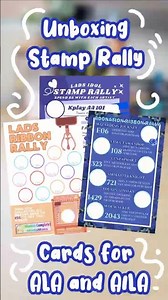 UNBOXING STAMP CARDS FOR ALA AND AILA