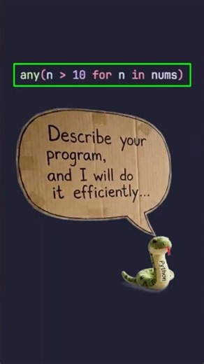 Real Programming vs Pythonic Way 🔥 any() | #python