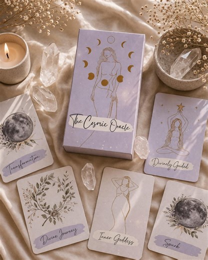 Oracle Cards Deck, Gold Gilded Oracle Cards, Tarot Companion Deck, Intuition Cards, Spiritual Gift for Her, Goddess Oracle Deck - Etsy