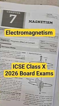 Electromagnetism Class X #icseclass10 #class10icse #icsephysics10 #icsephysics #electromagnetism