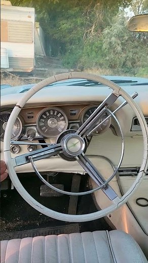 Slide away steering wheel! What the Ford! 62 ford thunderbird!