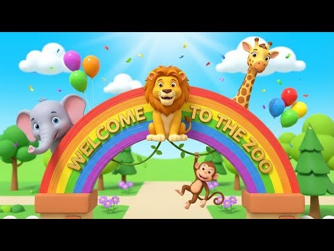 Welcome to the Zoo 🦁 | Fun Animal Song for Kids | Musical Safari | Oodles and Wiggles