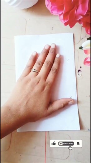 Thread Pulling Art ❤️ Acrylic Flower Drawing #art #drawing #reels #shorts