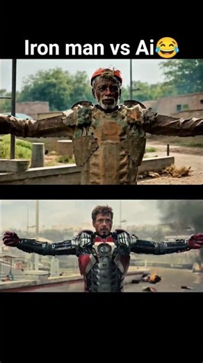😱Iron-man💯 suit-up scene Marvel Vs Ai#ironman #marvel #tonystark #ironmansuit #aishorts