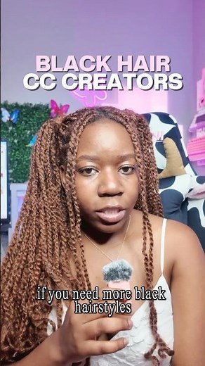 CC CREATORS THAT MAKE POC HAIRSTYLES | The Sims 4