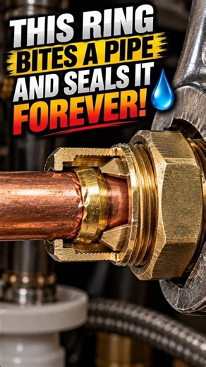 The Easiest Way To Connect Pipes Without Soldering 🚧🔩 #diy