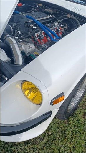 clean z car at a local car show#datsun