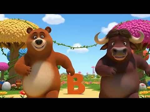 ABC Animals Parade 🐶🦁 | Fun Baby Songs & Nursery Rhymes for Kids | abc animals song, alphabet animal
