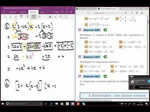 Calcul littéral - Seconde - exercices corrigés.