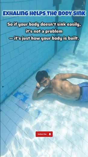 Exhale & Sink – But What If You Don’t? - Swimming Tips 🏊🏻 #swimming #floating