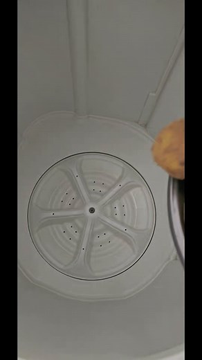 Washing Potatoes in a Circular Washing Machine