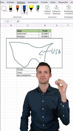 Kartendiagramm in Excel erstellen #Excel #Tipps #Tricks