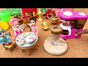 Miniature Dalgona Coffee Recipe | Mini Cooking | Coffee| How to Make Whipped Coffee |Instant Coffee