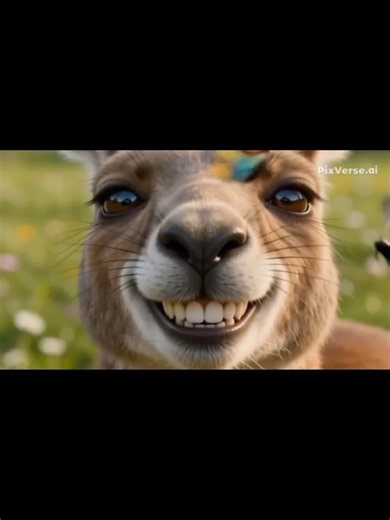Kangaroo in the meadow)#exotic #funny #animals