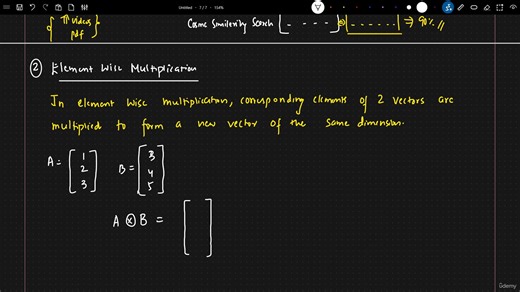 06. Vectors Multiplication-Element Wise Multiplication