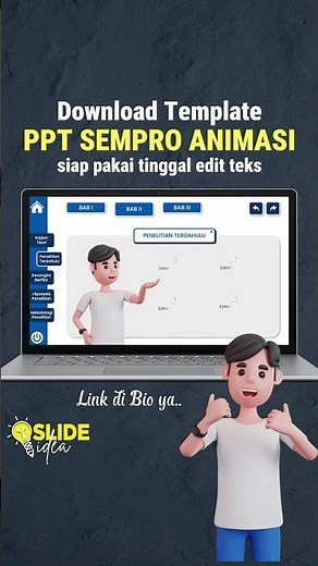 #DownloadTemplatePPT Sempro Animasi cocok untuk UIN / IAIN Presentasi Seminar Proposal