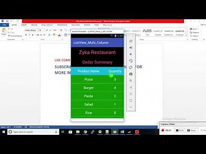 Android Multi column listview with header