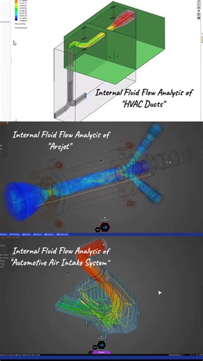 Hamza Ali on Instagram: "Internal fluid flow analysis is one of the most important skills for a CFD analyst. It’s widely used in industries like automotive, hydraulics, HVAC, and electronics cooling. Compared to external flow, it’s easier to set up but equally powerful — helping engineers ensure proper flow distribution and measure pressure drop accurately #design #engineering #automotive #aerospace #simulation #cfd"