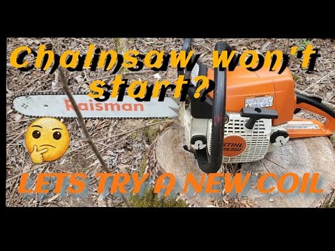 HOW TO: Change the coil on a STIHL MS250/025 MS210 021 MS230 CHAINSAW #howto #persevere #shedshop