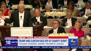 304K views · 2.8K reactions | WATCH: Donald Trump booed at annual Alfred E. Smith charity dinner after delivering harsh criticism of Hillary Clinton: abcn.ws/2edx9cR | Good Morning America | Facebook