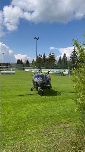 „Alouette“ III in action👊The light connection and transport helicopter of the Austrian Bundesheer