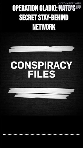 Operation Gladio: NATO’s Secret Stay-Behind Network | Conspiracy Files with Paige Carter