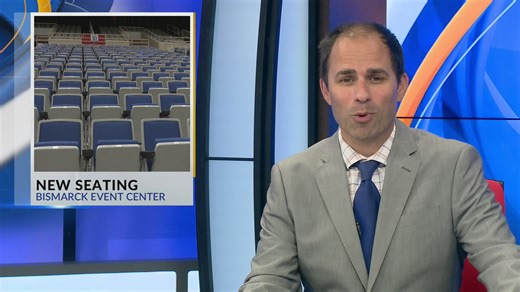 New seating at Bismarck Event Center