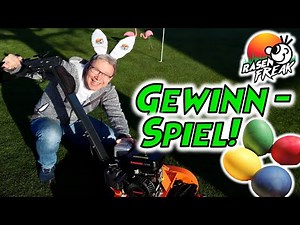 Ein OSTEREI vom RASENFREAK! Wir verlosen unseren SWARDMAN Edwin 2.1 Spindelmäher. Viel Glück!
