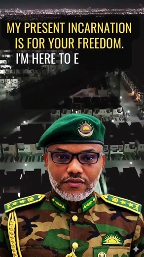 I'm here to ease your problems not compound them. I'm Nnamdi Kanu