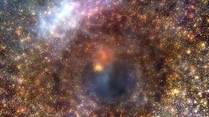 4k 3d Space Galaxy Stars Travel Motion Background