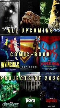 Upcoming 2026 Comic-Book Projects Ranked #mcu #marvel #spiderman #avengersdoomsday #xmen #dc #movie