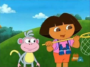 Dora's Gonna Get The Net out of Backpack and Save Baby Jaguar