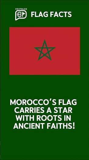 The Star That Connects Faiths: Morocco’s Flag Explained 🇲🇦✨