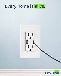 23 reactions · 3 comments | Leviton USB outlets turn your home into a fast charging station with a powerful built-in smart chip. #EveryHomeIsAlive | Leviton | Facebook
