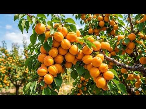 Inside the Farm: Processing Golden-Yellow 'Tilton' Apricots, Fresh, Dried, and Jammed.
