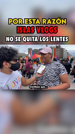 Este es el padecimiento por el que Islas Vlogs no se quita los lentes… #reelsviral #reelsfb #reels #reelsinstagram #reelsvideo #IslasVlogs #gafas #Entrevista #influencer #lentesdesol #lentes #somosplatanitos #platanitos | Platanitos