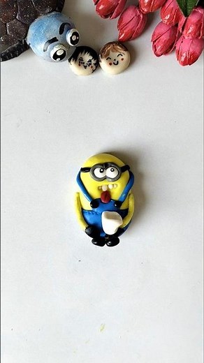 DIY Miniature Clay Minion Crafting | Amazing satisfying clayart creation !#clayart #trending #minion