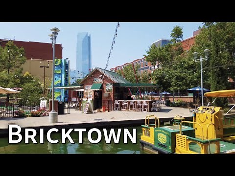 Bricktown - Oklahoma City | 4K60 Walking Tour