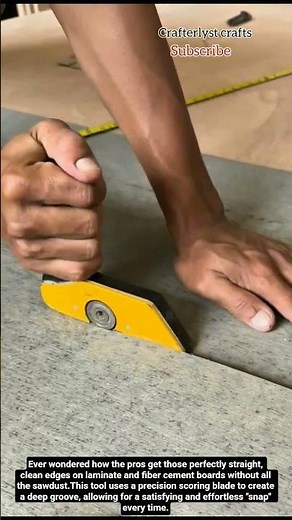The Ultimate Way to Cut Laminate Like a Pro @crafterlyst crafts #like#subscribe#oddlysatisfying