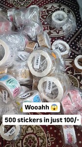 Thankyou sticker rolls At just 100/- 500 pcs in one roll Order via dm or website @craft__supply | craft__supply