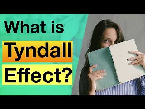 What is Tyndall effect. | Colloidal State | Physical Chemistry