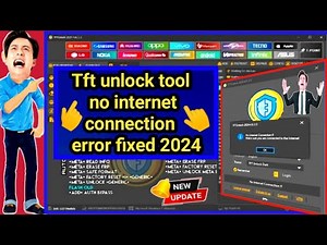 How to Tft unlock tool no internet connection problem 2024 / internet connection error Tft Tool 2024