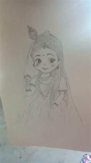 please support me 🙏#radheradhe #shorts #art #drawing #support #artshorts #artwork #artist #ytshorts