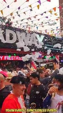 FOAM PARTY - FIESTA DE ESPUMA #benidorm #fancydressparty #foamparty #shorts #fiesta #party