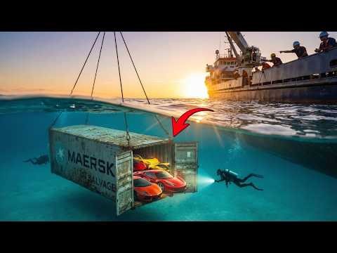 We Found a $420,000,000 Luxury Car Container Deep Under the Sea | ROV Search + Heavy Lift Recovery