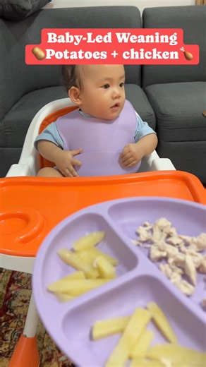 Baby-Led Weaning Potatoes chicken | Nurse Yeza
