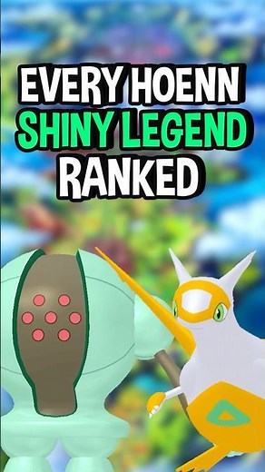 Ranking Every Hoenn Shiny Legendary Pokemon